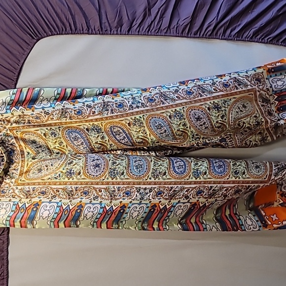 Chico’s Multicolor Lounge wear Flare Bottom Pants - Picture 3 of 3